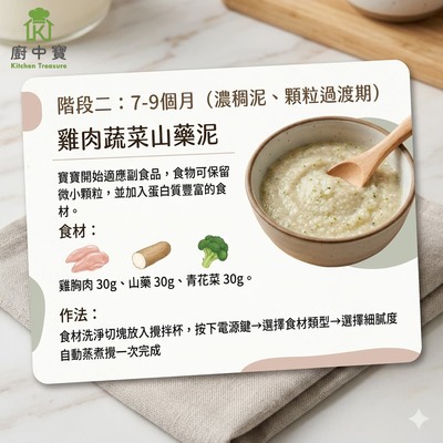 雞肉蔬菜泥(第二階段)圖片